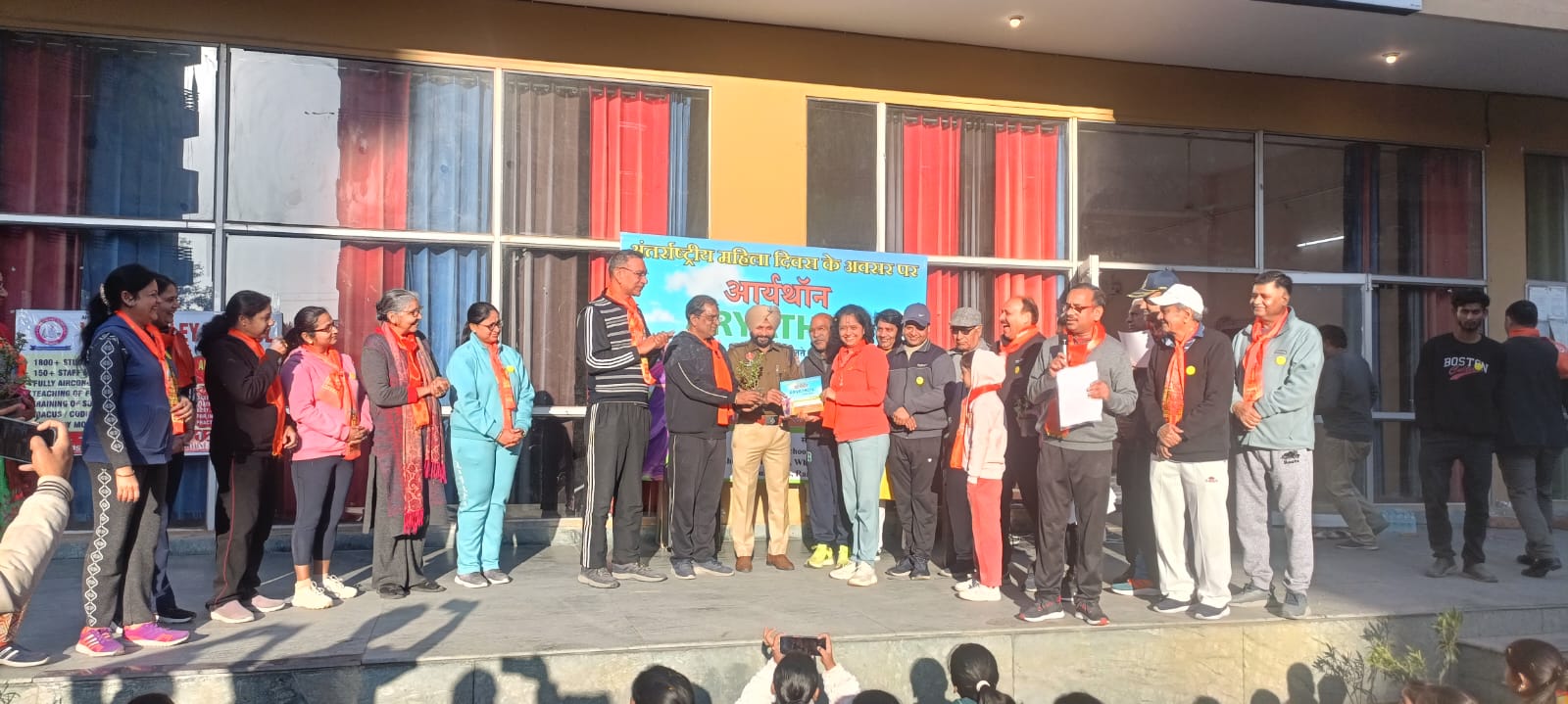 Today, Arya Samaj Kharar organized a special "Mahila Aryathon" dedicated to International Women's Day.
